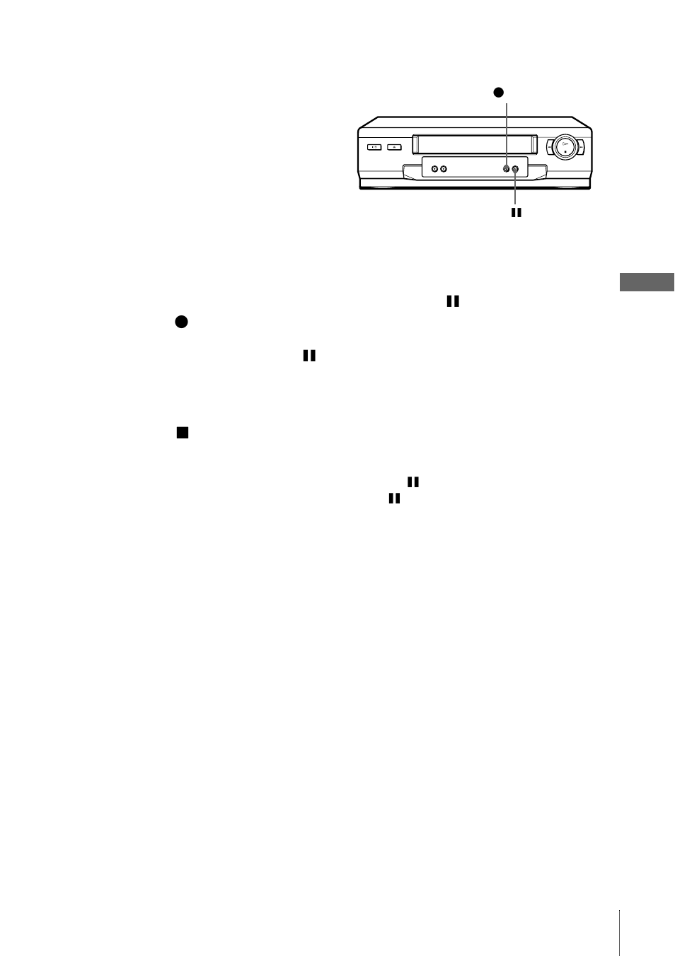 Operation (when recording on this vcr) | Sony SLV-SE210G User Manual | Page 47 / 56