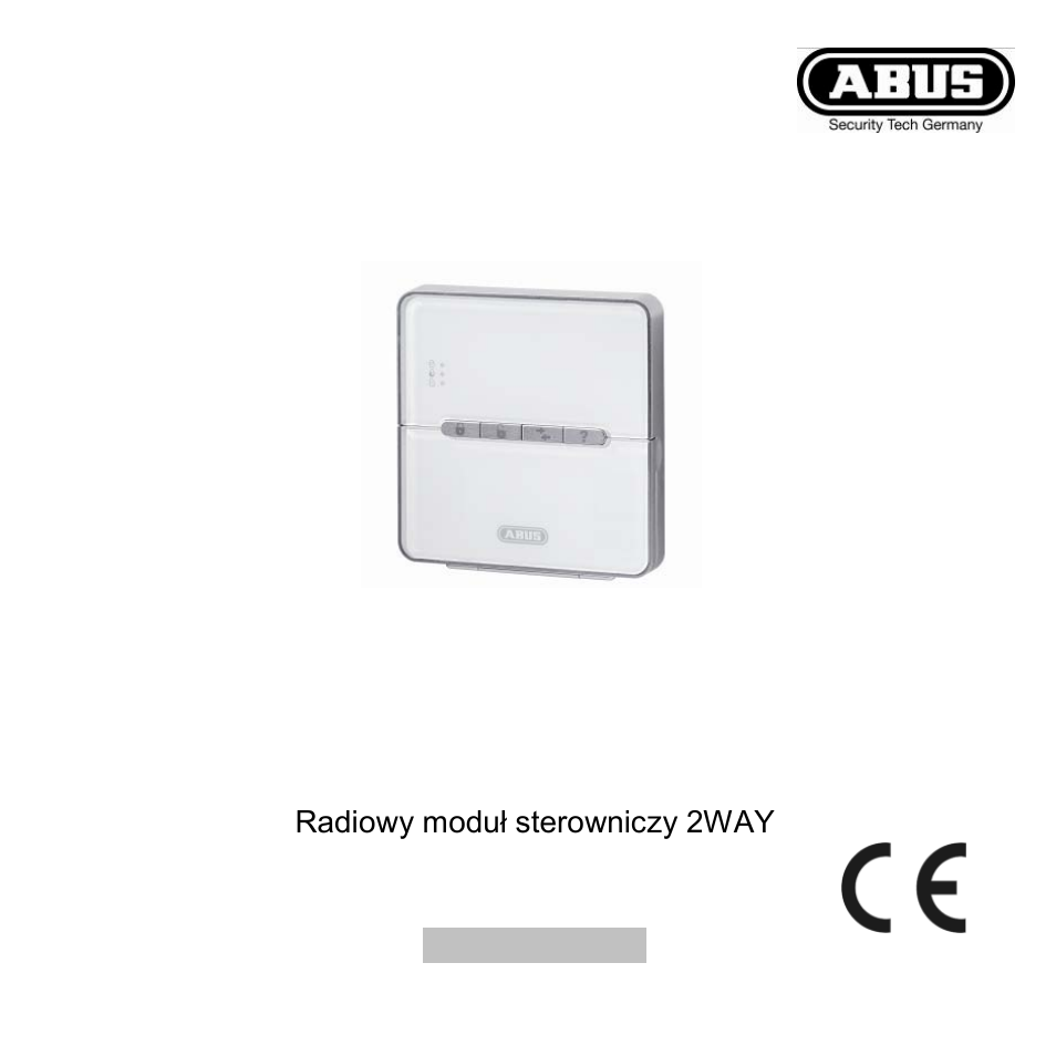 ABUS FU8110 Secvest 2WAY Wireless Keypad User Manual | 71 pages