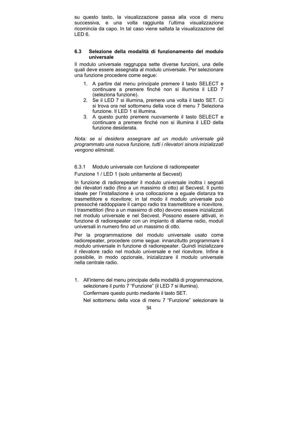 ABUS FU8211 Secvest 2WAY Wireless Universal Module User Manual | Page 106 / 220