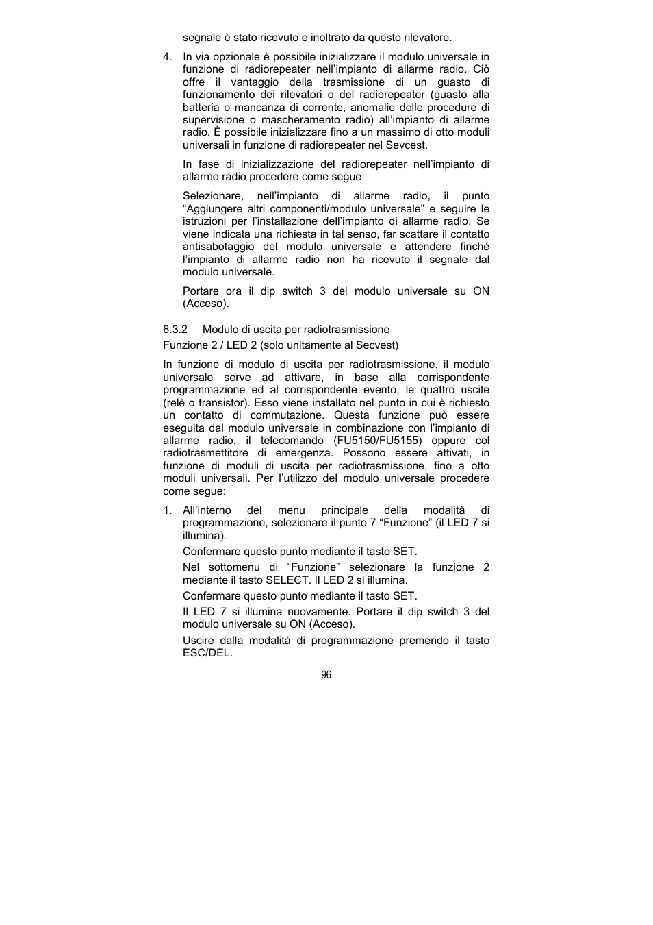 ABUS FU8211 Secvest 2WAY Wireless Universal Module User Manual | Page 108 / 220