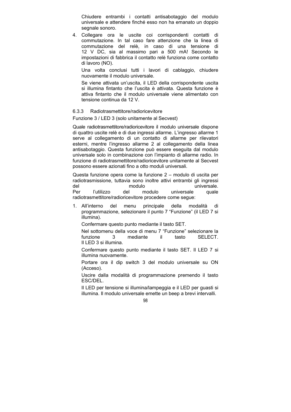 ABUS FU8211 Secvest 2WAY Wireless Universal Module User Manual | Page 110 / 220
