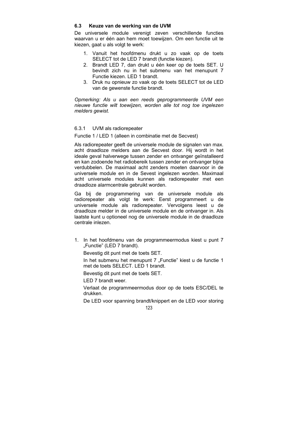 ABUS FU8211 Secvest 2WAY Wireless Universal Module User Manual | Page 135 / 220