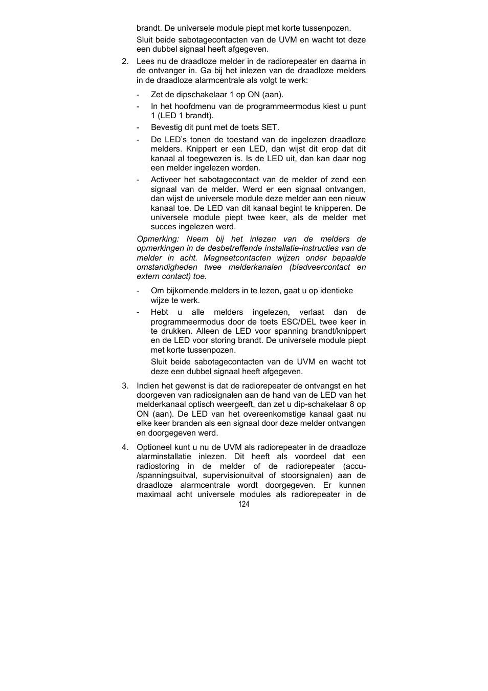 ABUS FU8211 Secvest 2WAY Wireless Universal Module User Manual | Page 136 / 220