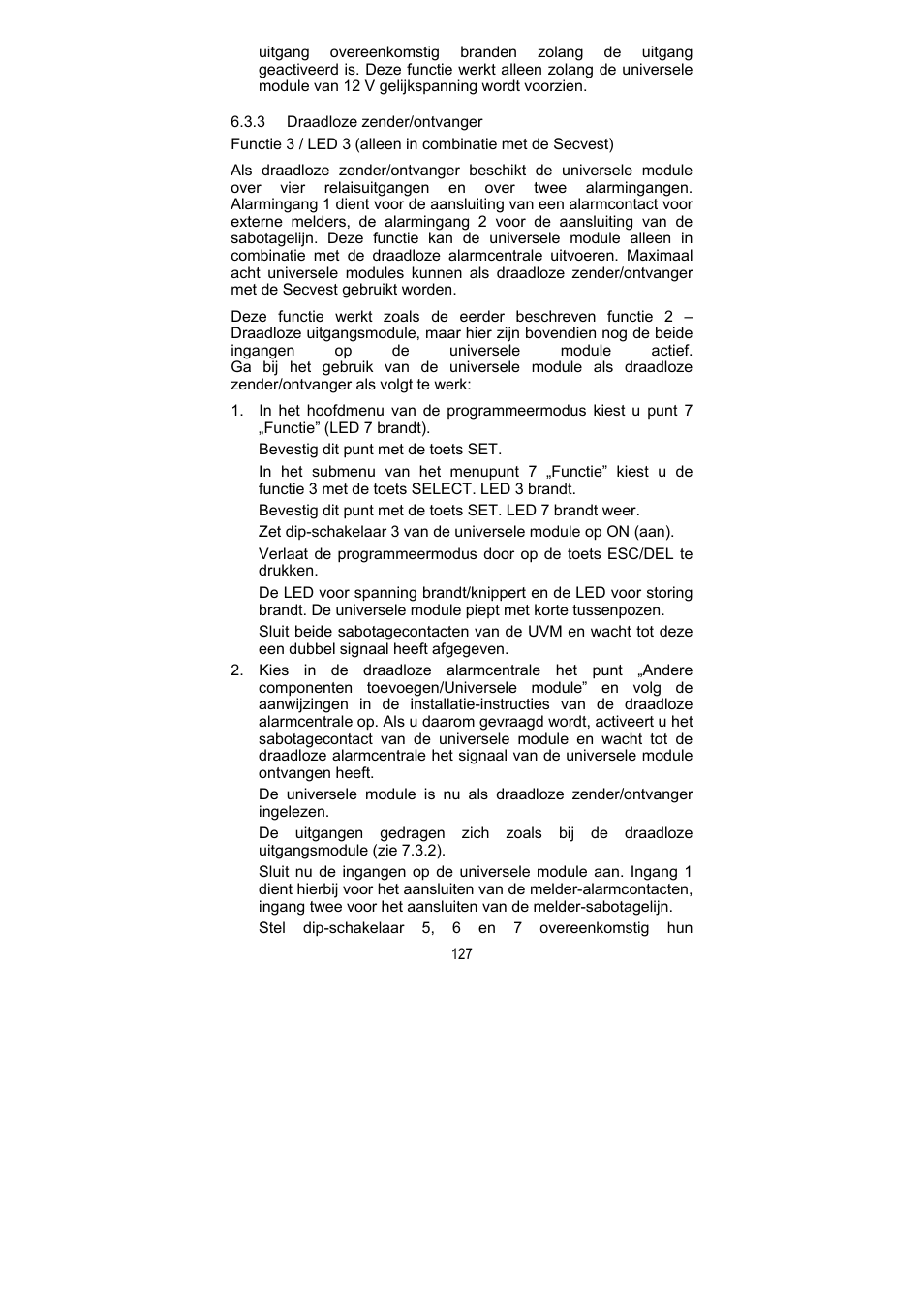 ABUS FU8211 Secvest 2WAY Wireless Universal Module User Manual | Page 139 / 220