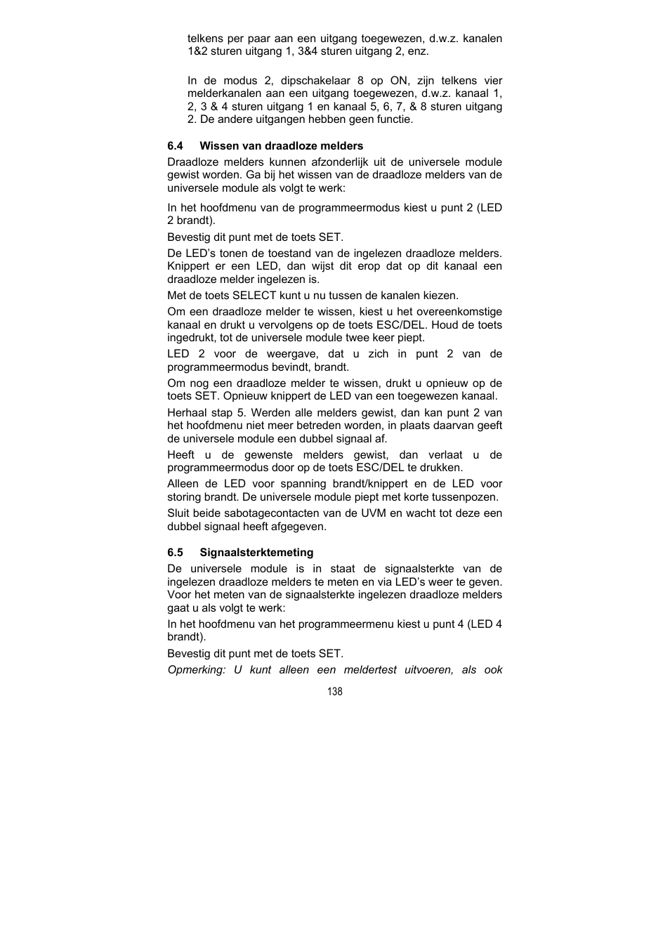 ABUS FU8211 Secvest 2WAY Wireless Universal Module User Manual | Page 150 / 220