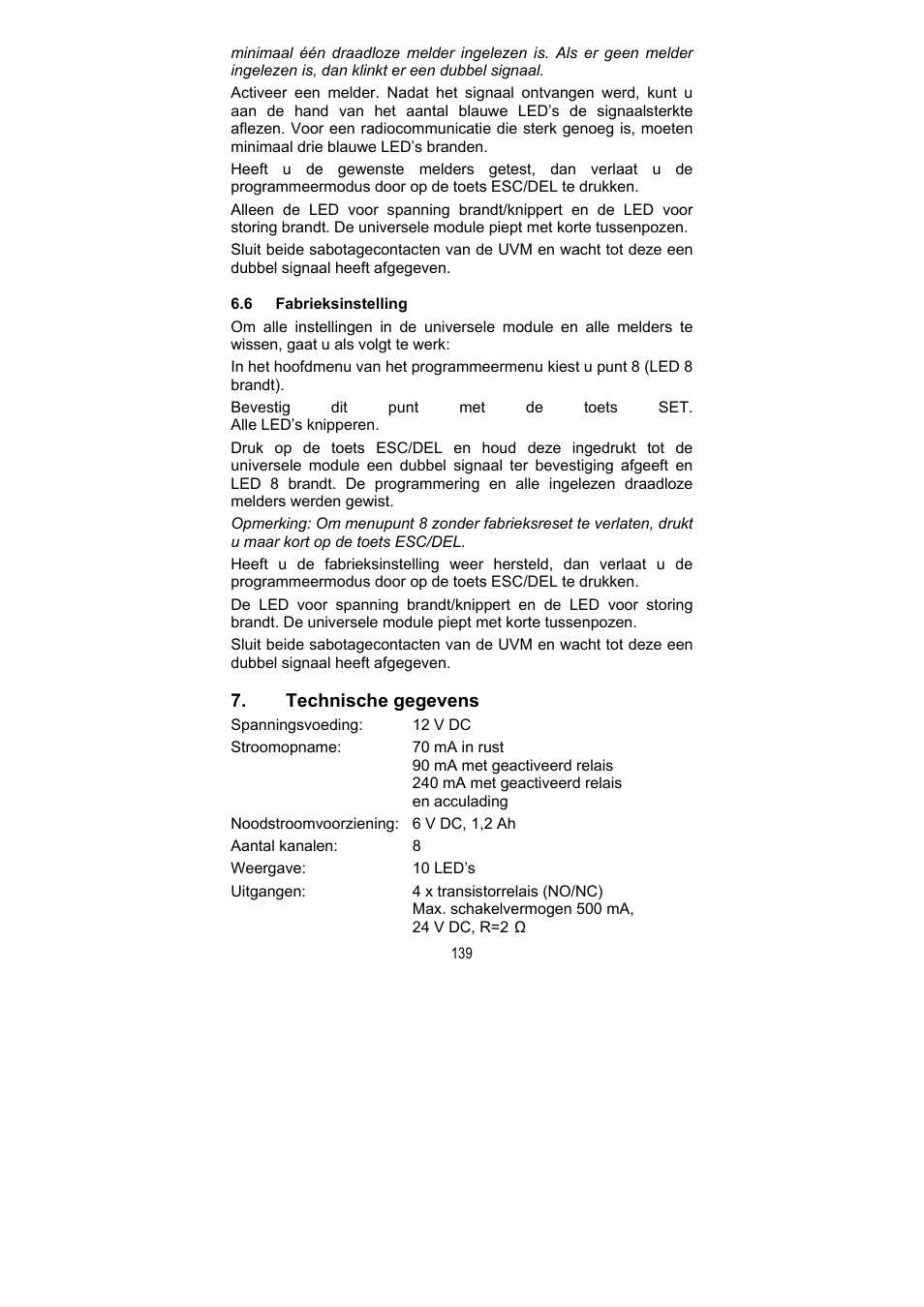 ABUS FU8211 Secvest 2WAY Wireless Universal Module User Manual | Page 151 / 220