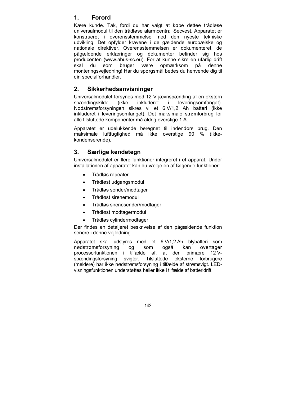 ABUS FU8211 Secvest 2WAY Wireless Universal Module User Manual | Page 158 / 220
