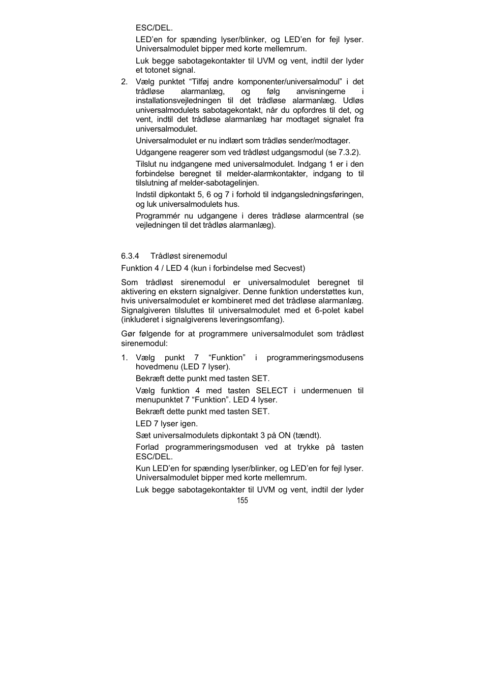 ABUS FU8211 Secvest 2WAY Wireless Universal Module User Manual | Page 171 / 220