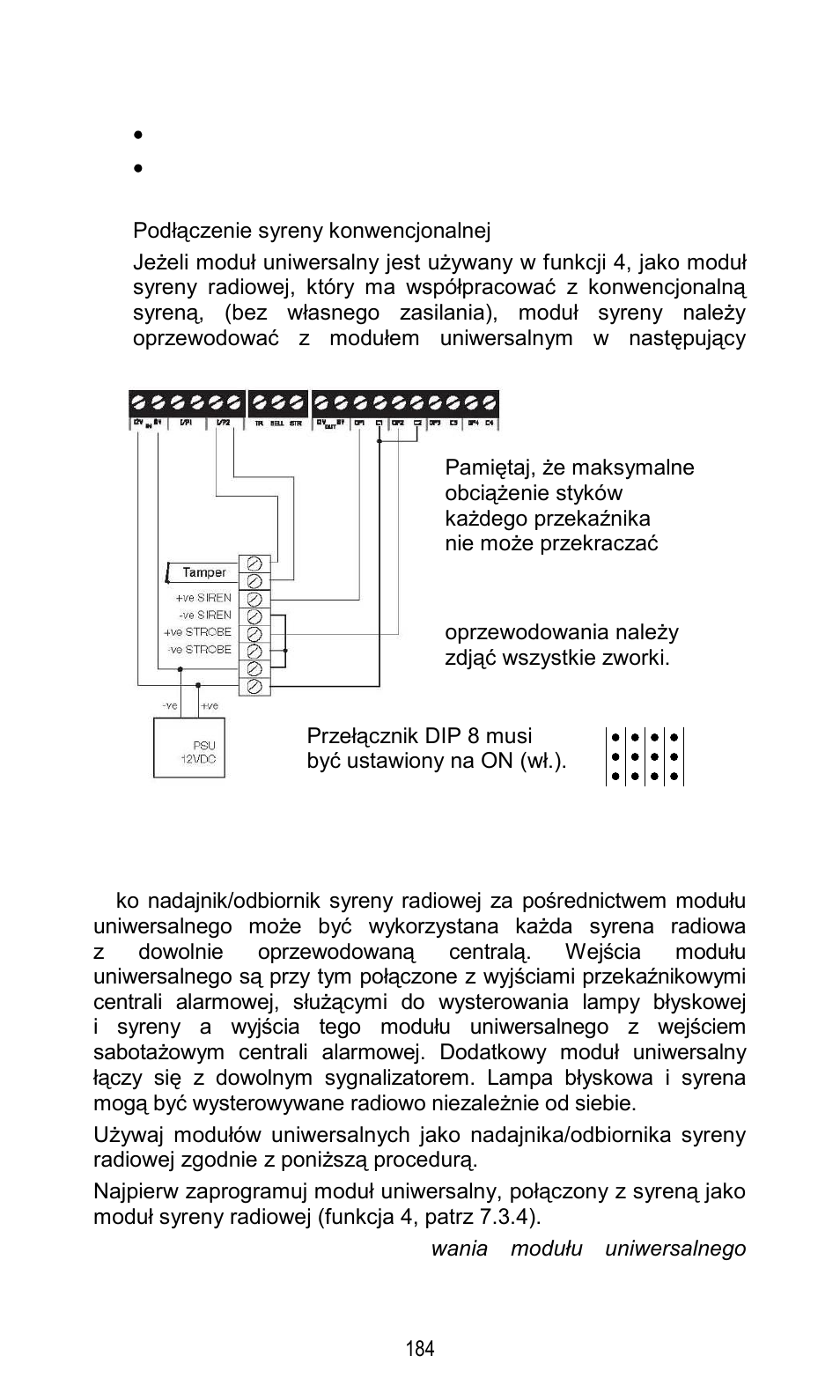 Nadajnik/odbiornik syreny radiowej | ABUS FU8211 Secvest 2WAY Wireless Universal Module User Manual | Page 204 / 220