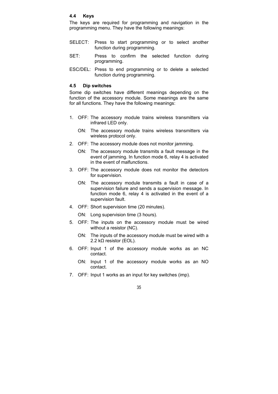 ABUS FU8211 Secvest 2WAY Wireless Universal Module User Manual | Page 39 / 220