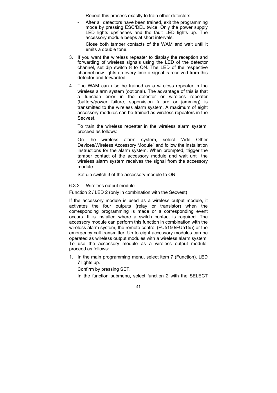 ABUS FU8211 Secvest 2WAY Wireless Universal Module User Manual | Page 45 / 220