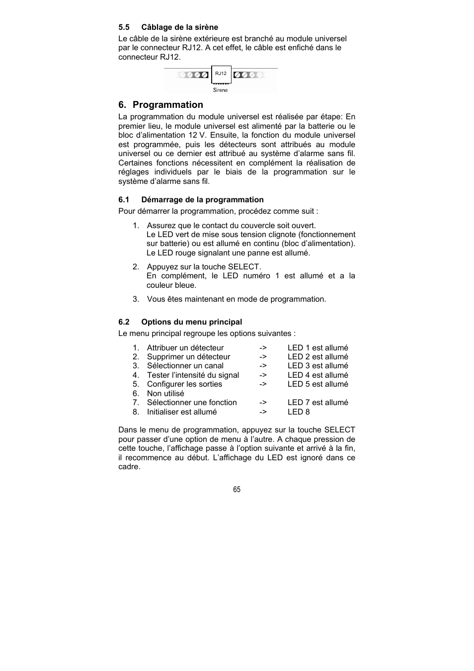ABUS FU8211 Secvest 2WAY Wireless Universal Module User Manual | Page 73 / 220