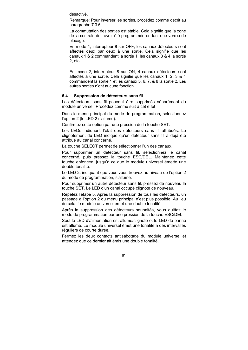 ABUS FU8211 Secvest 2WAY Wireless Universal Module User Manual | Page 89 / 220