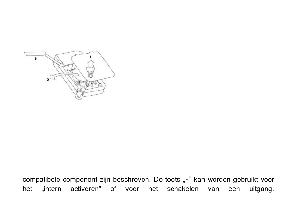 Bediening | ABUS FUBE50010 Secvest Wireless Remote Control User Manual | Page 31 / 60