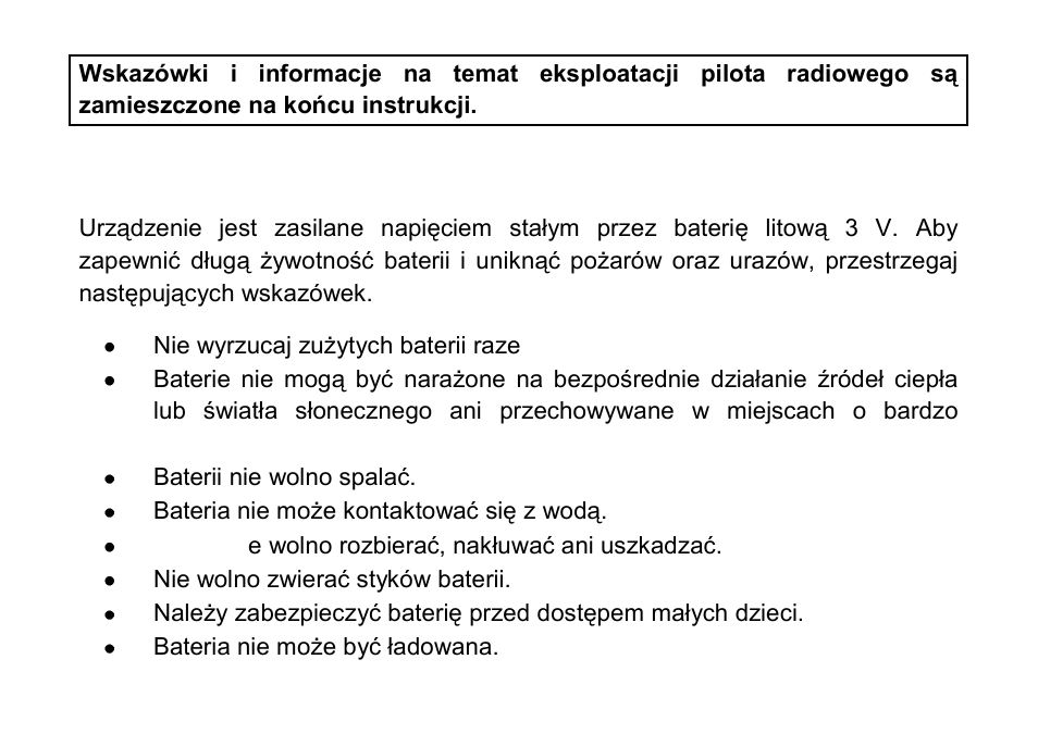 Zasady eksploatacji baterii | ABUS FUBE50010 Secvest Wireless Remote Control User Manual | Page 44 / 60