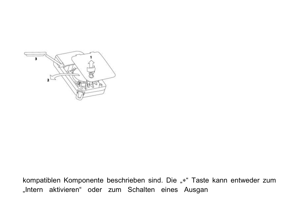 Bedienung | ABUS FUBE50010 Secvest Wireless Remote Control User Manual | Page 7 / 60