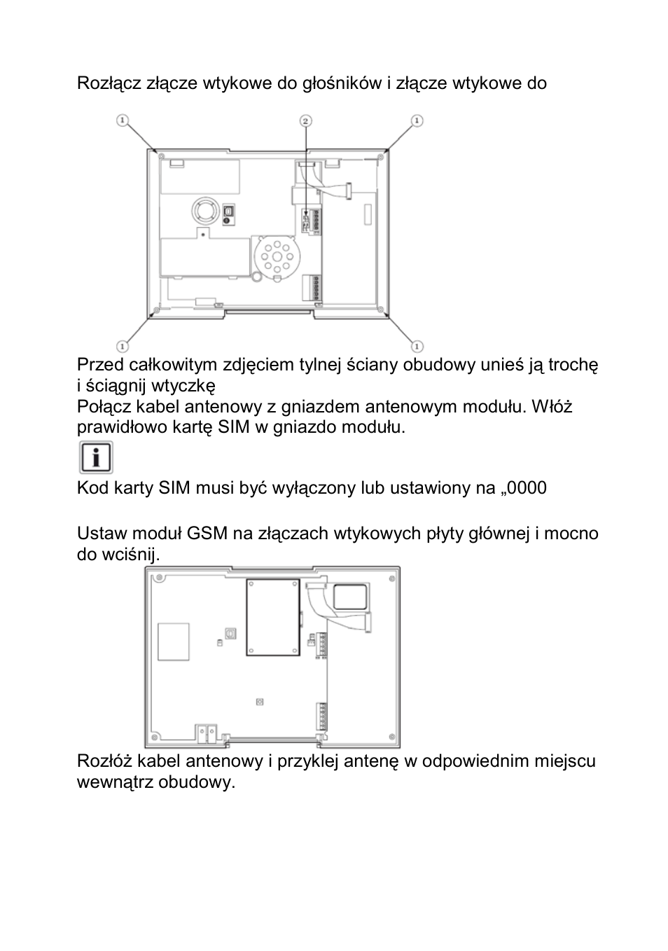 ABUS FU8010-V2 GSM module User Manual | Page 34 / 36