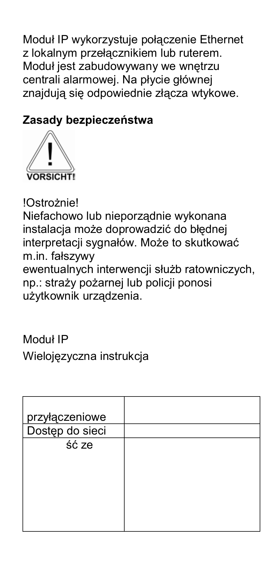 Zasady bezpieczeństwa | ABUS FU8030 Secvest 2WAY Ethernet Module User Manual | Page 44 / 49