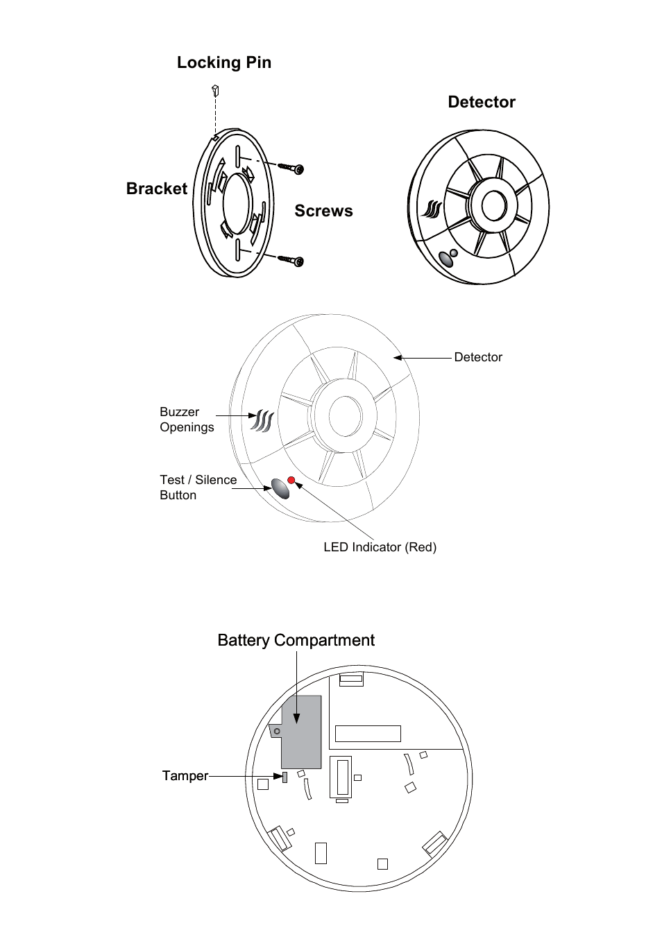 ABUS FU9035 Privest Wireless Smoke Detector User Manual | Page 2 / 12