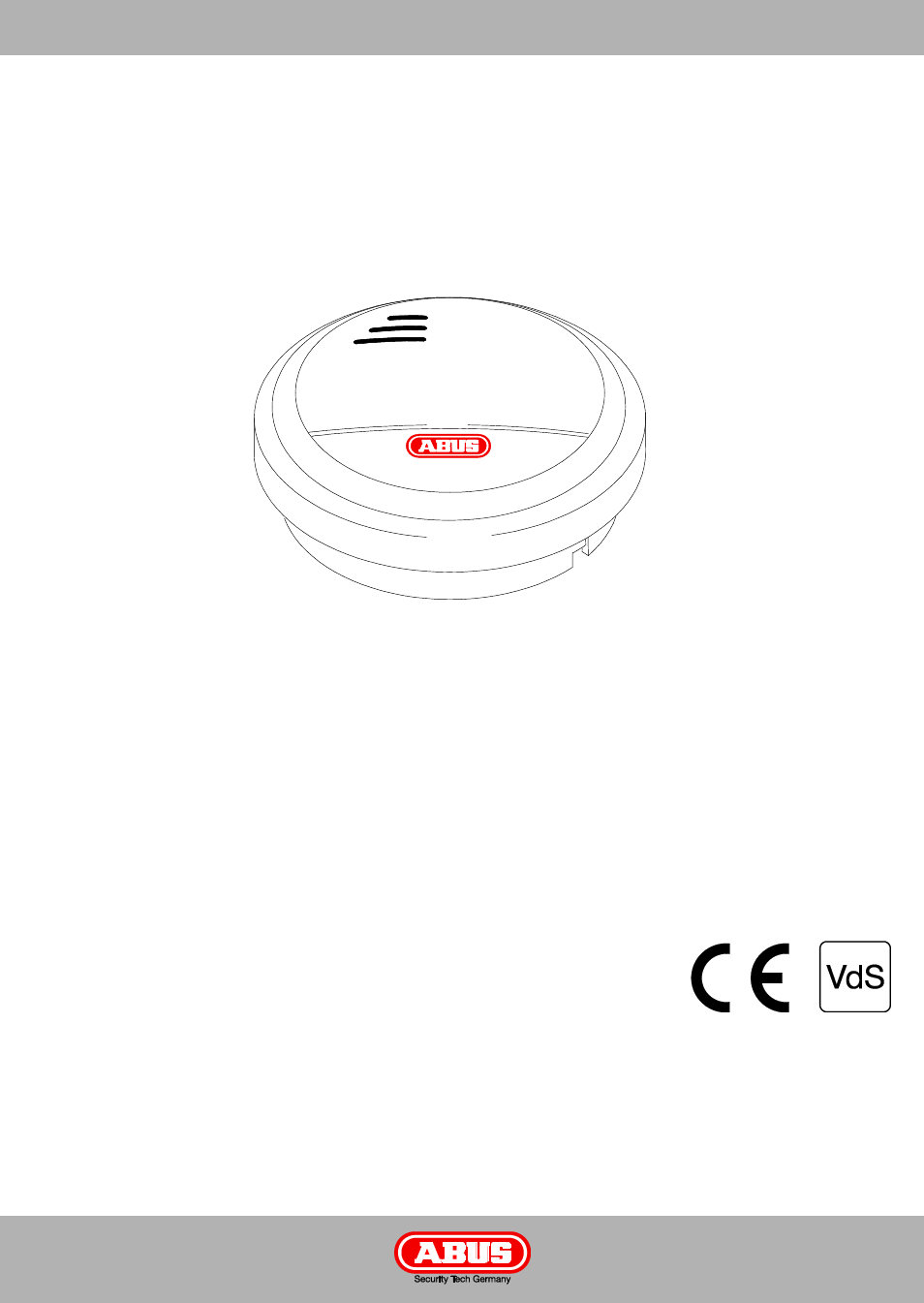 ABUS HSRM11000 Smoke Detector, Lithium User Manual | 51 pages