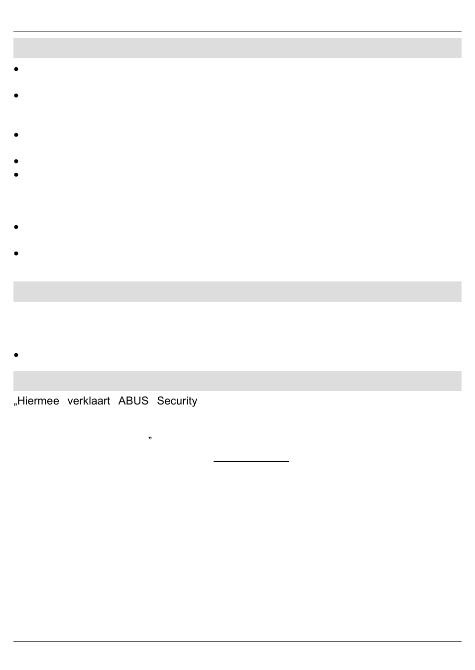 Veiligheidstips, Garantie, Reglementair gebruik | Conformiteitsverklaring | ABUS HSRM11000 Smoke Detector, Lithium User Manual | Page 37 / 51