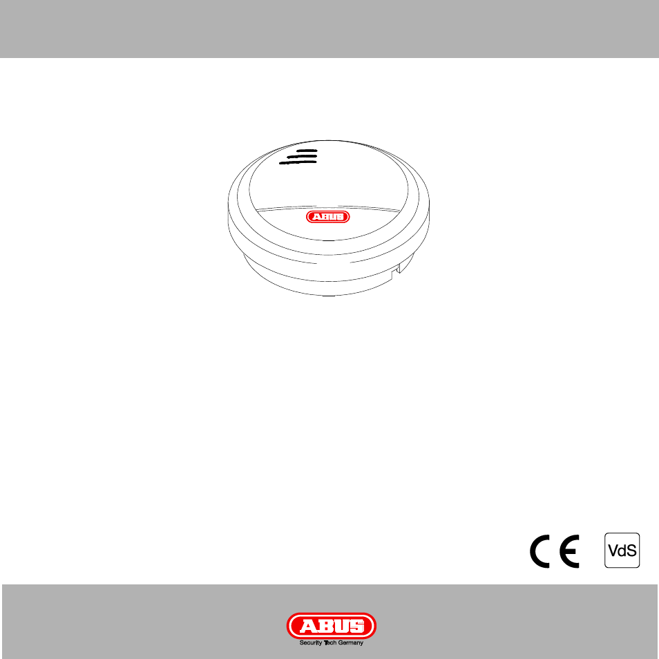 ABUS HSRM20000 wireless smoke alarm device User Manual | 123 pages