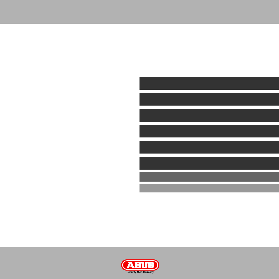 ABUS HSRM20000 wireless smoke alarm device User Manual | Page 123 / 123
