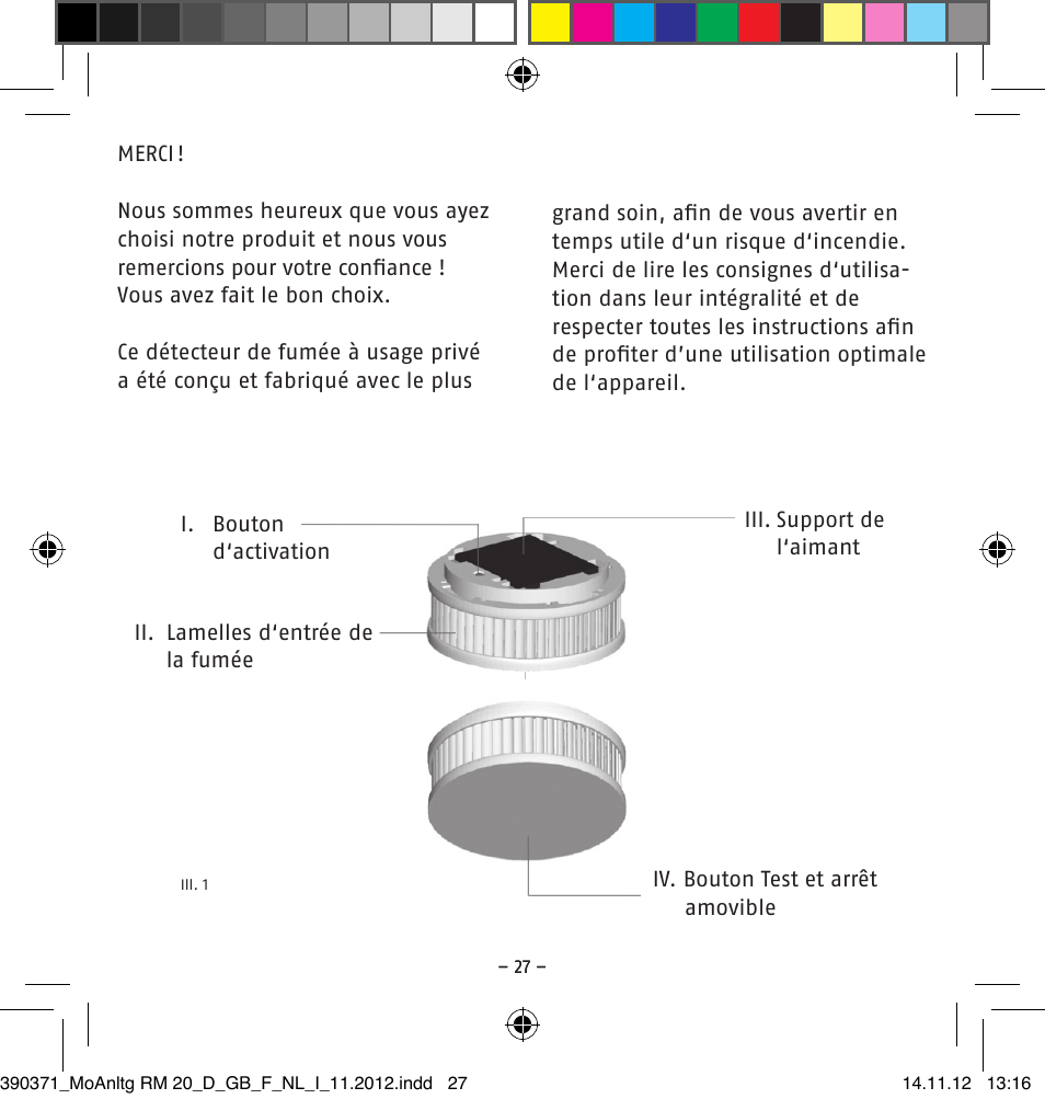 ABUS HSRM30000 Smoke and Heat Detector User Manual | Page 27 / 64