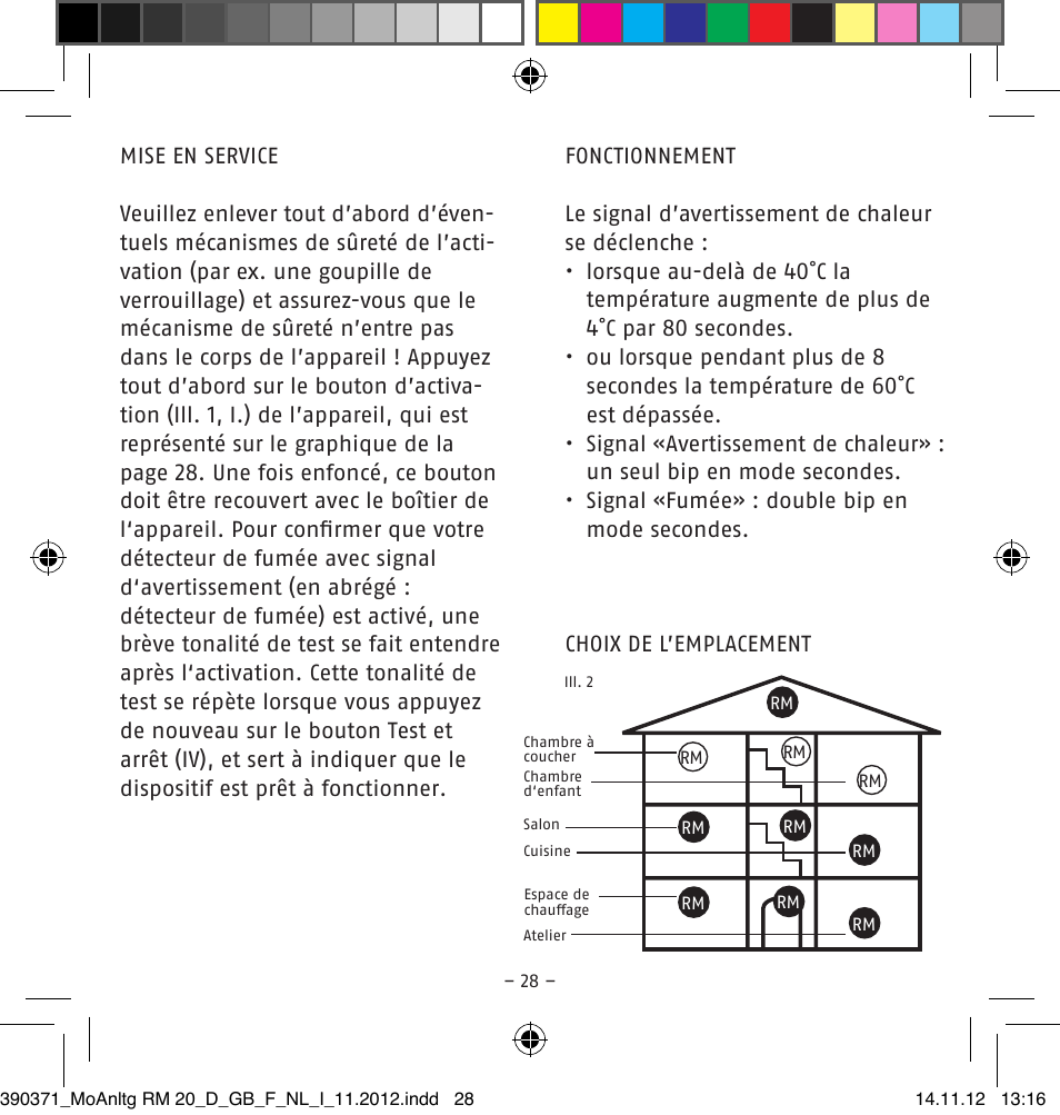 ABUS HSRM30000 Smoke and Heat Detector User Manual | Page 28 / 64