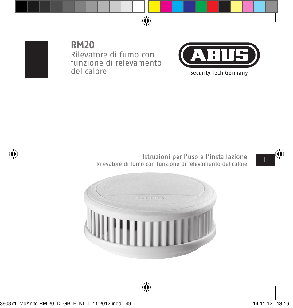 Rm20 | ABUS HSRM30000 Smoke and Heat Detector User Manual | Page 49 / 64
