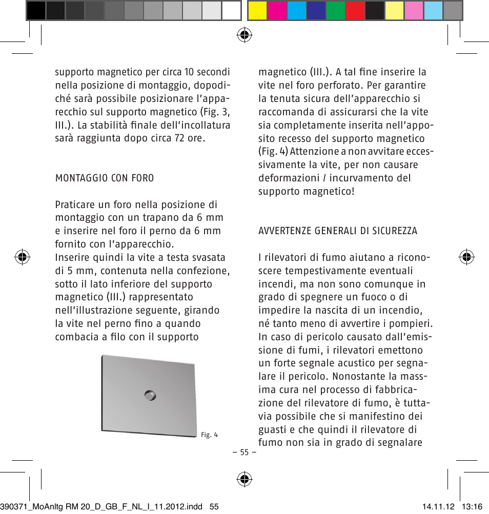 ABUS HSRM30000 Smoke and Heat Detector User Manual | Page 55 / 64