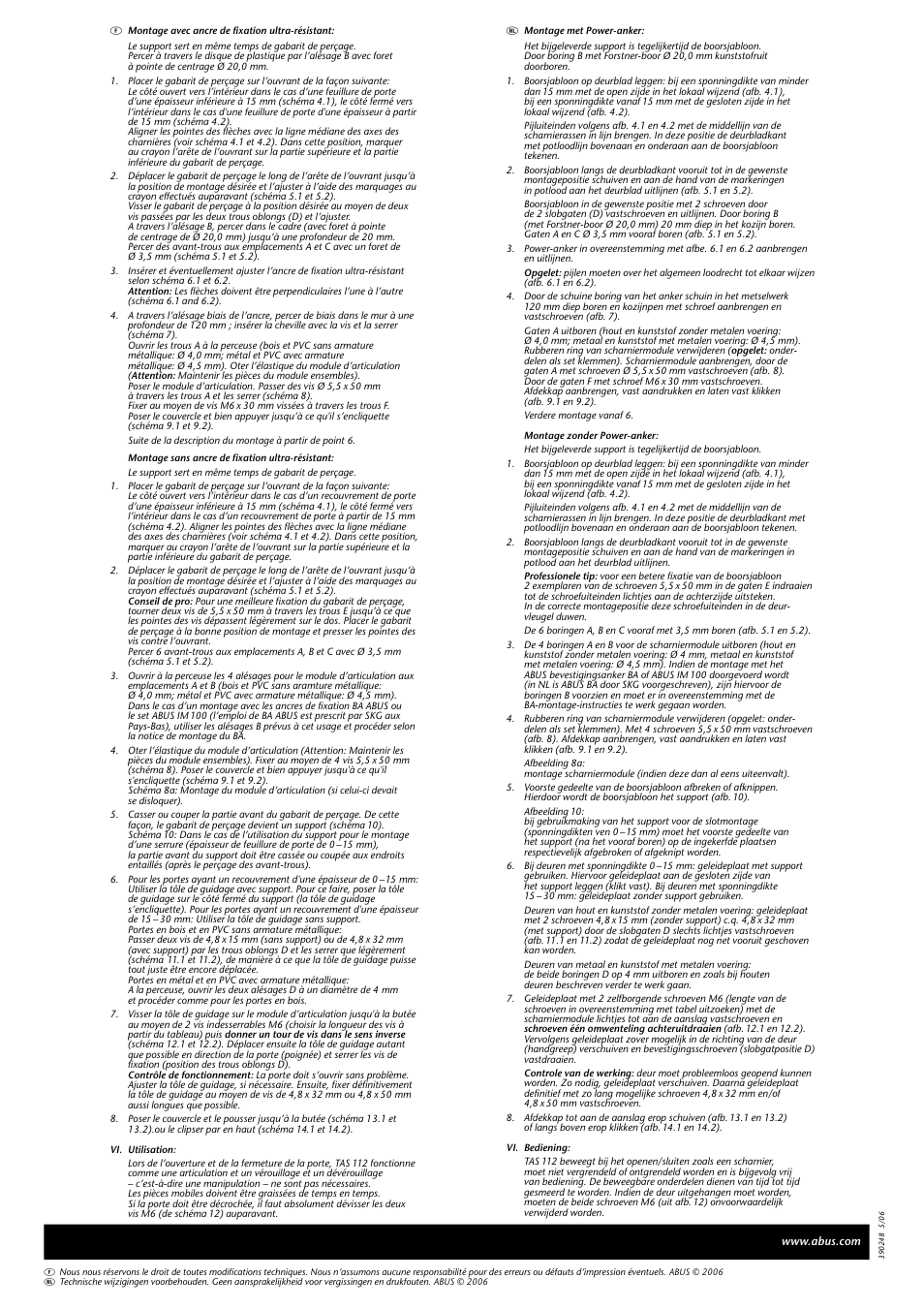 ABUS TAS 112 User Manual | Page 7 / 8