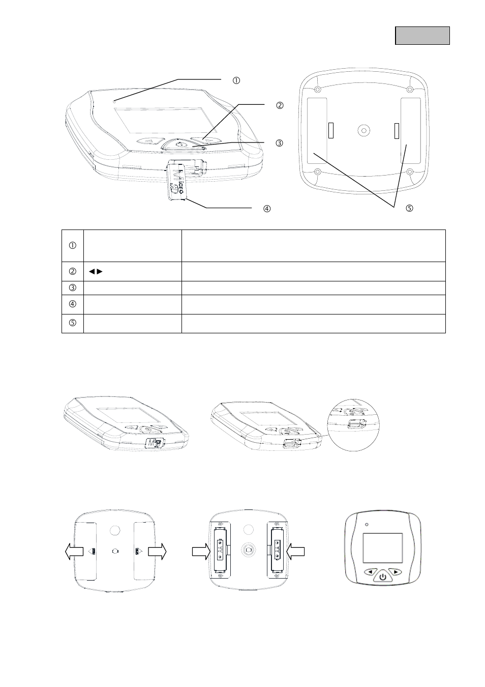 Descripción del aparato, Instalación, Inserción de la tarjeta micro sd | Inserción de las pilas | ABUS TVAC80000B Digital Door Viewer HD User Manual | Page 41 / 48