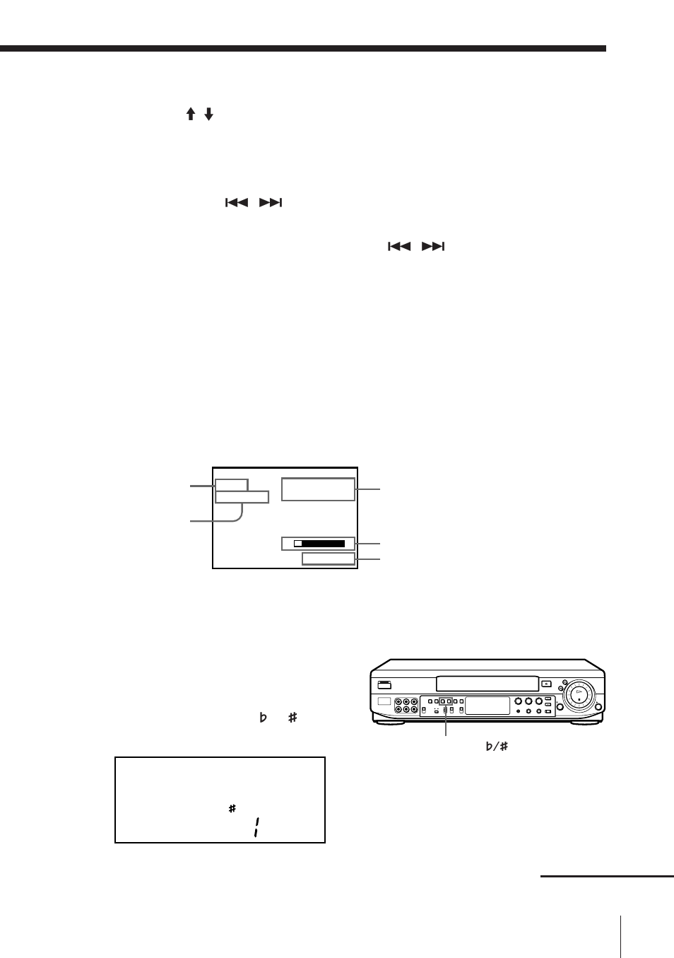 Displaying the karaoke information, Changing the pitch (key control) | Sony SLV-KH7ME User Manual | Page 25 / 48