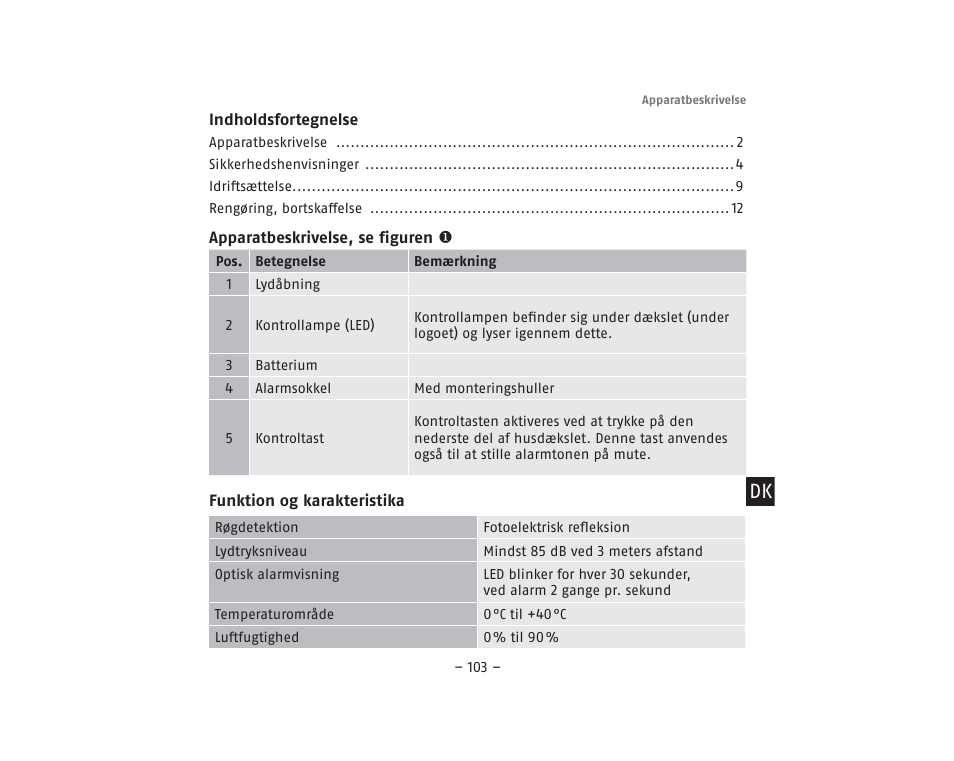 ABUS RM40Li VdS Smoke Detector User Manual | Page 103 / 120