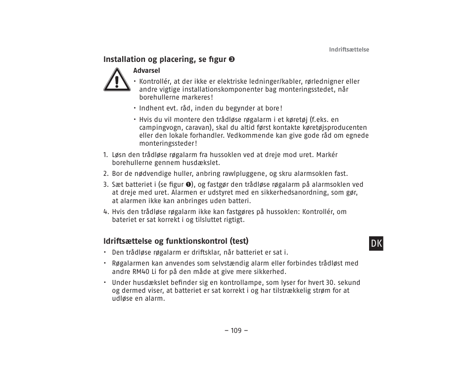 ABUS RM40Li VdS Smoke Detector User Manual | Page 109 / 120