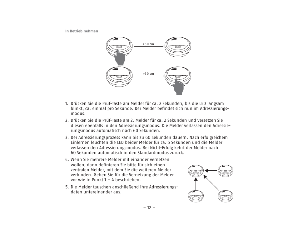 ABUS RM40Li VdS Smoke Detector User Manual | Page 12 / 120