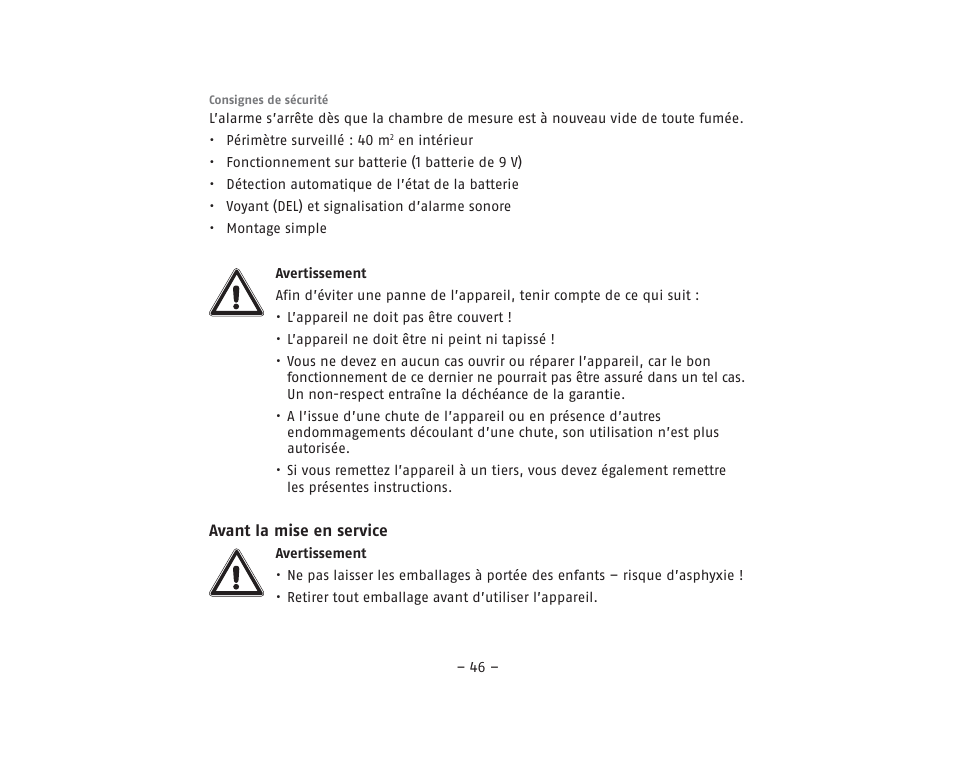 ABUS RM40Li VdS Smoke Detector User Manual | Page 46 / 120