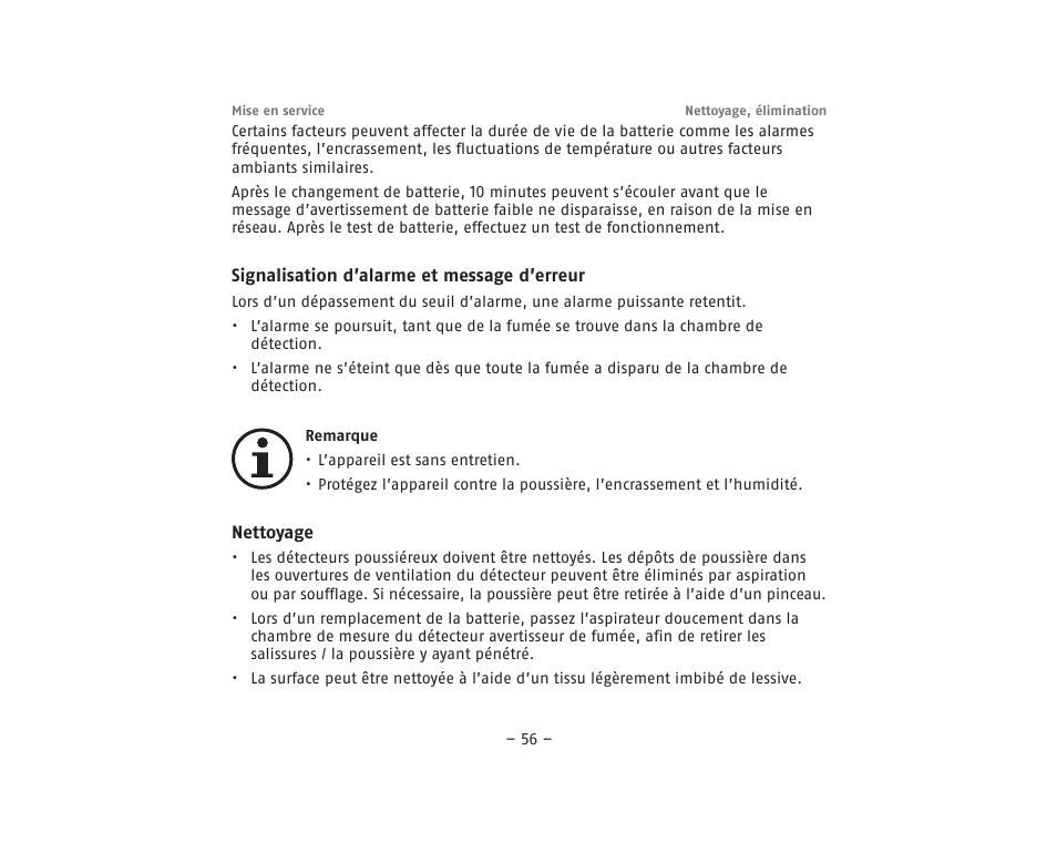ABUS RM40Li VdS Smoke Detector User Manual | Page 56 / 120