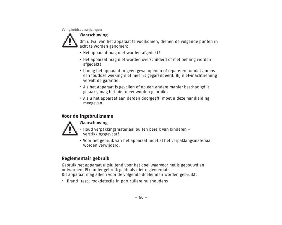 ABUS RM40Li VdS Smoke Detector User Manual | Page 66 / 120