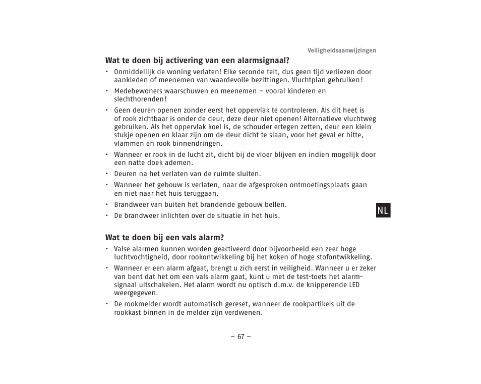 ABUS RM40Li VdS Smoke Detector User Manual | Page 67 / 120