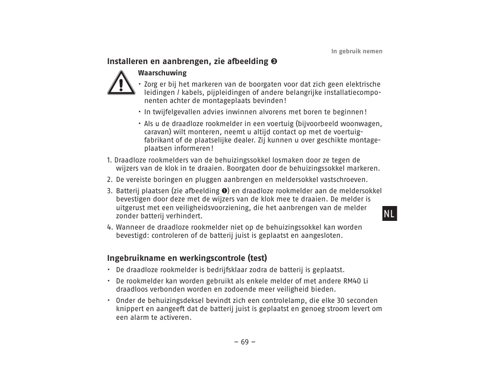ABUS RM40Li VdS Smoke Detector User Manual | Page 69 / 120
