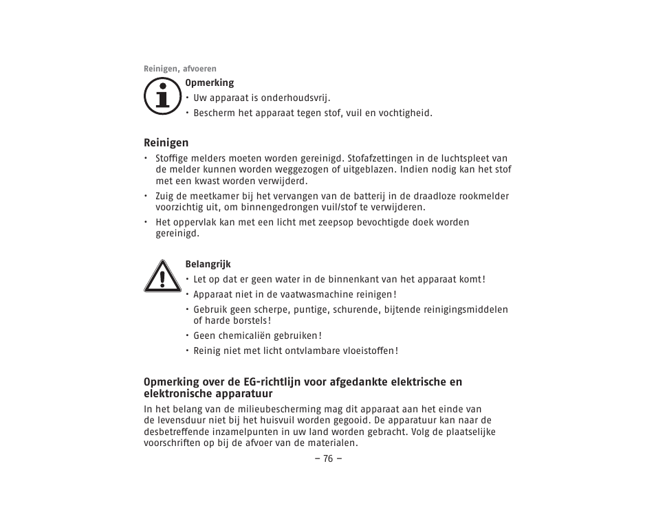 ABUS RM40Li VdS Smoke Detector User Manual | Page 76 / 120