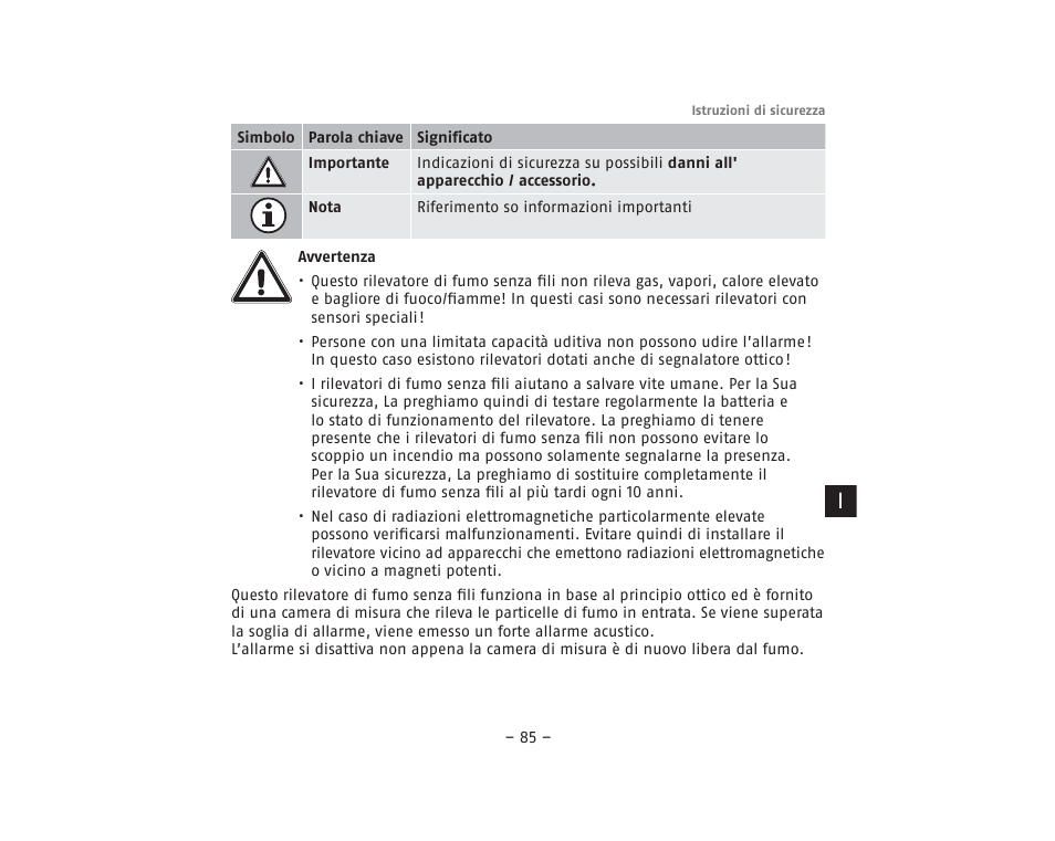 ABUS RM40Li VdS Smoke Detector User Manual | Page 85 / 120