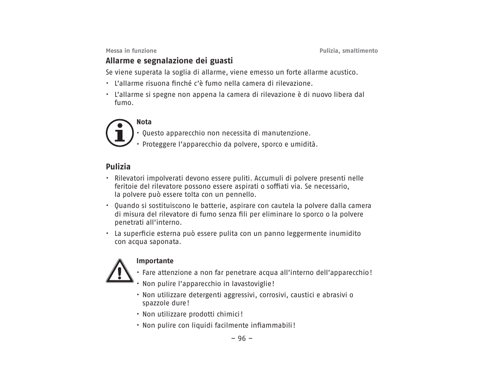 ABUS RM40Li VdS Smoke Detector User Manual | Page 96 / 120