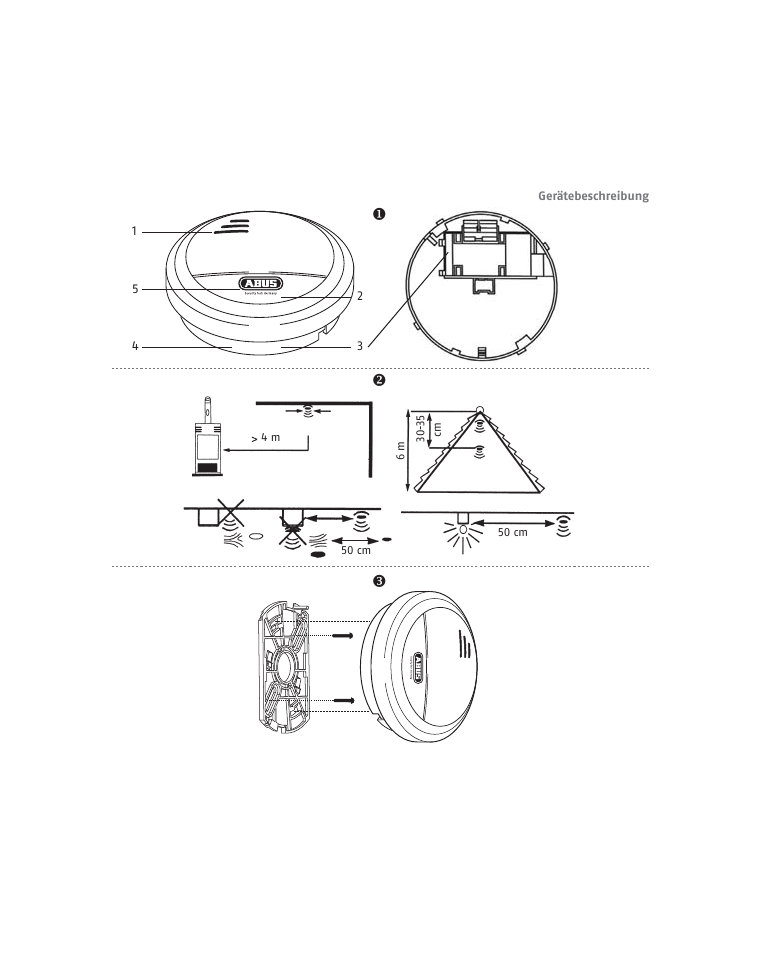 ABUS RM15 VdS Smoke Sensor User Manual | Page 2 / 80