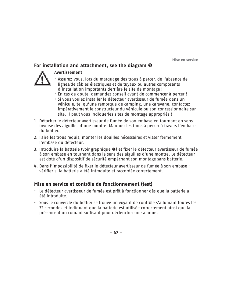 ABUS RM15 VdS Smoke Sensor User Manual | Page 42 / 80