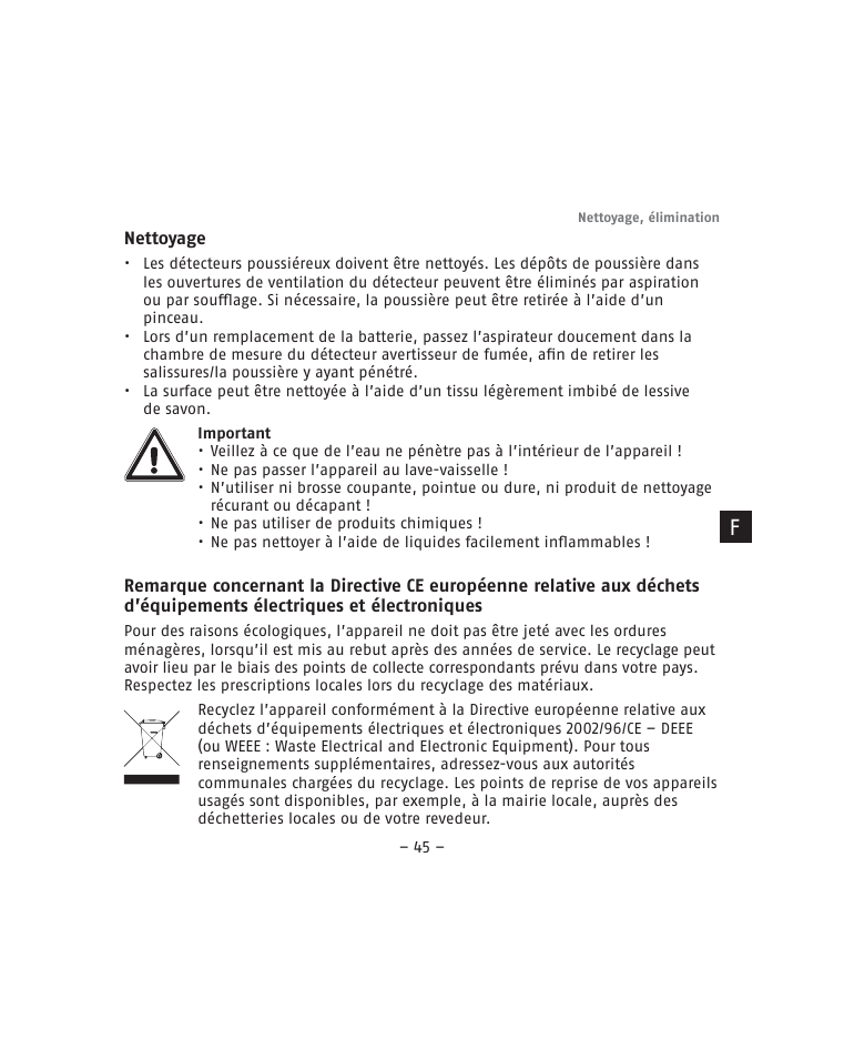 ABUS RM15 VdS Smoke Sensor User Manual | Page 45 / 80