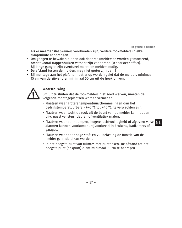 ABUS RM15 VdS Smoke Sensor User Manual | Page 57 / 80