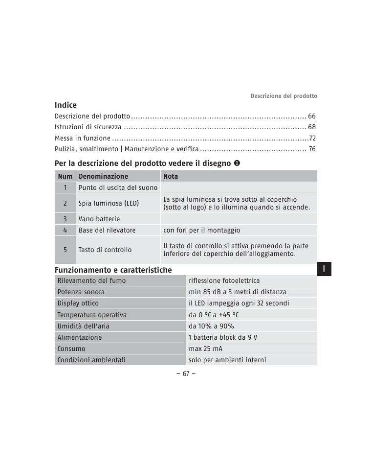 ABUS RM15 VdS Smoke Sensor User Manual | Page 67 / 80